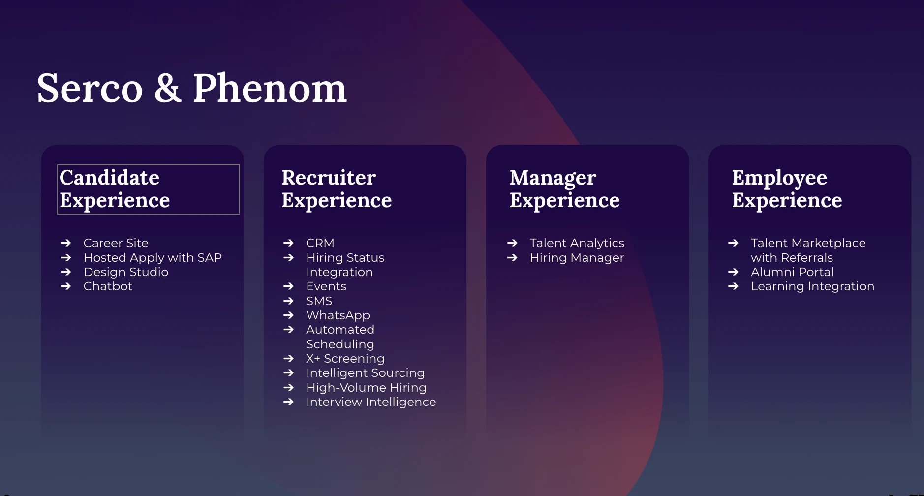 Serco & Phenom
