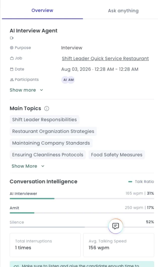 AI Interviewer 5