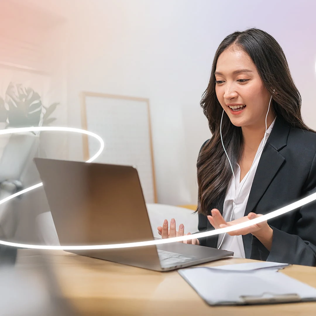 AI video interview image