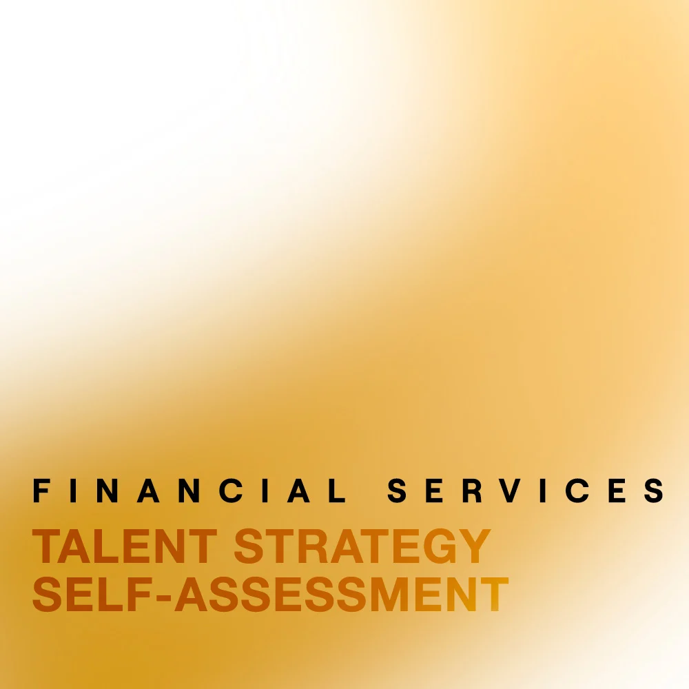 Financial Services Talent Strategy