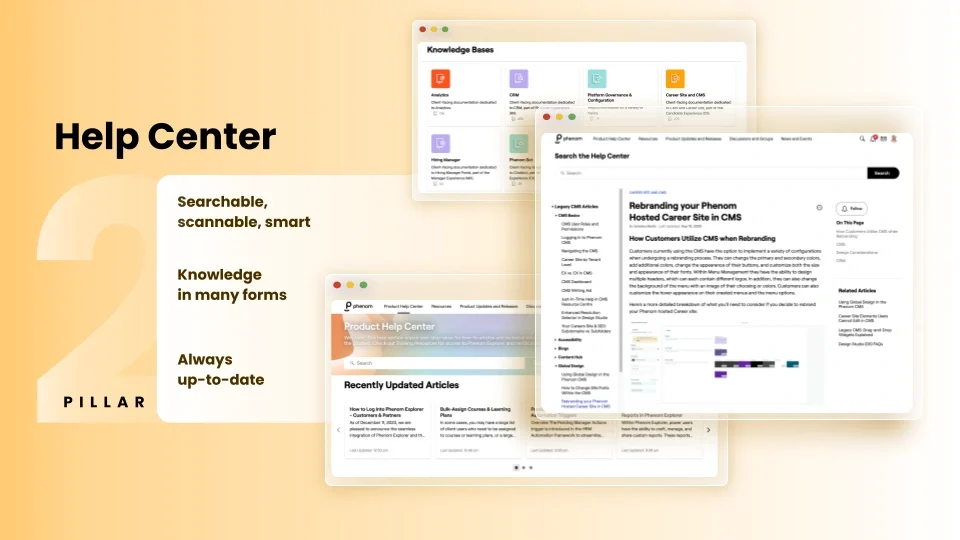 Where Explorer is about building knowledge over time, the Help Center is built for speed. It is where practitioners go when they need a specific answer right now, not a full course.