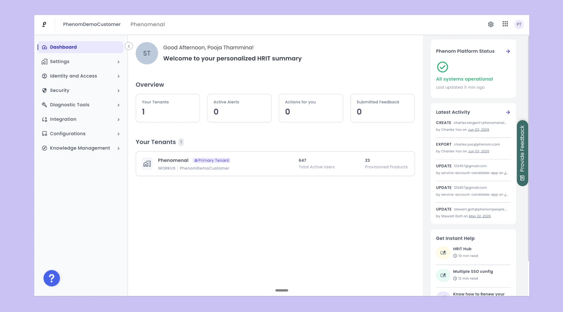 one dashboard