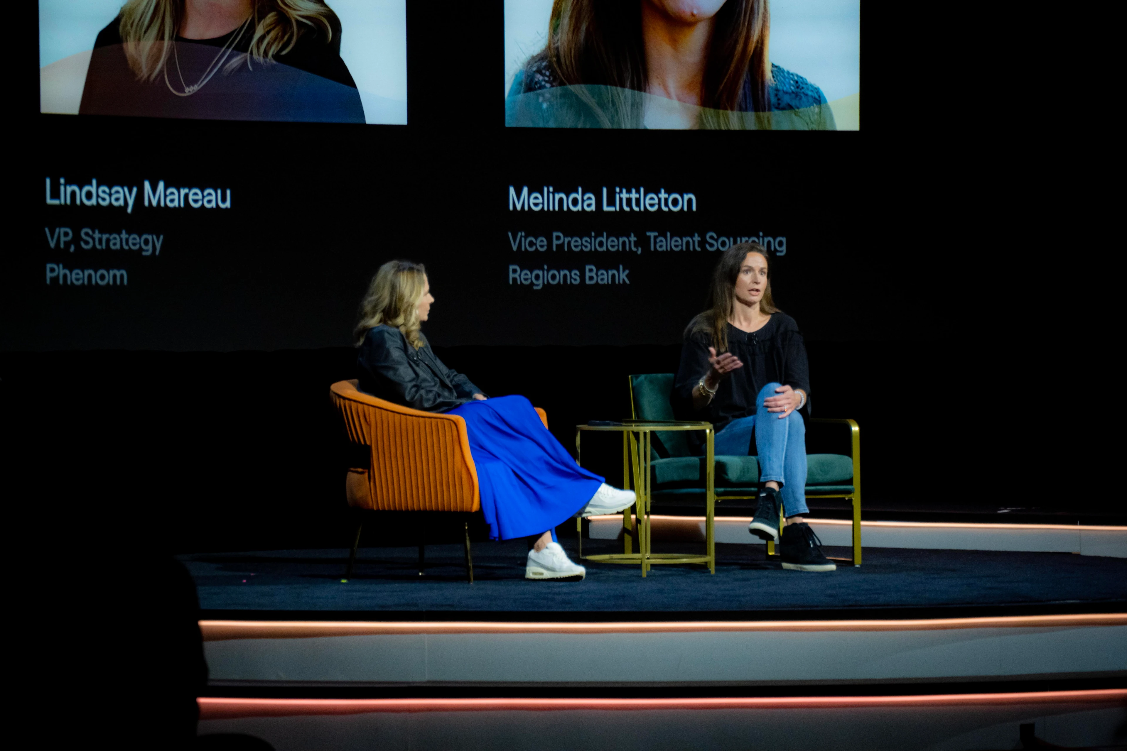 Main stage session image of Melinda Littleton and Lindsay Mareau at IAMPHENOM