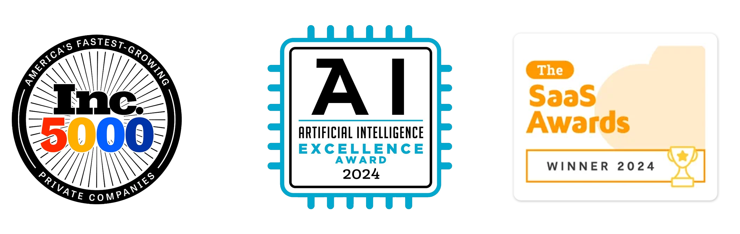 Phenom Wins Inc 5000, AI Excellence Award, SaaS Awards