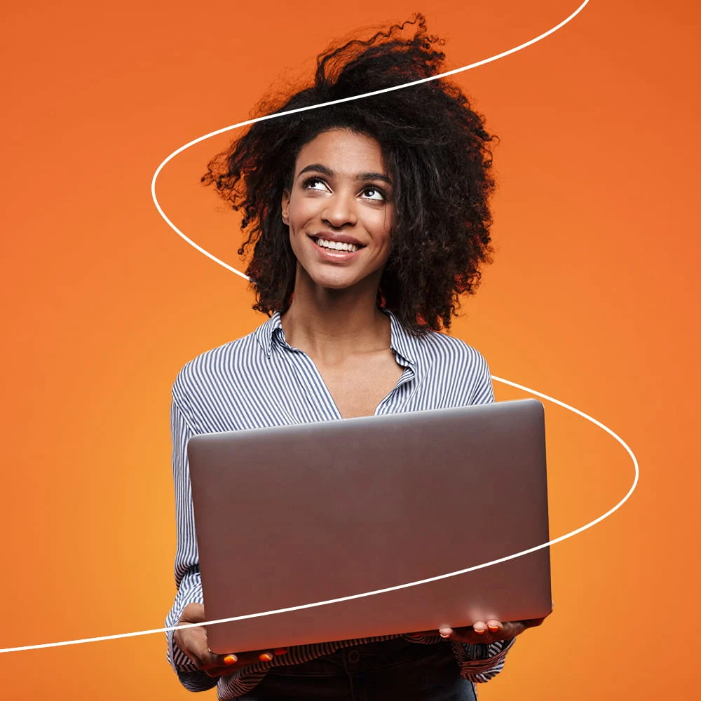 Young professional planning her company's path with Workforce Intelligence tech
