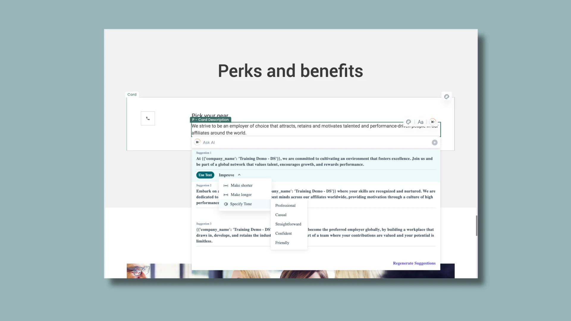 Product screenshot