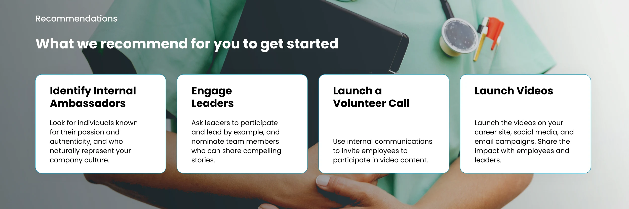 What Baylor Scott & White Health recommends for you to get started