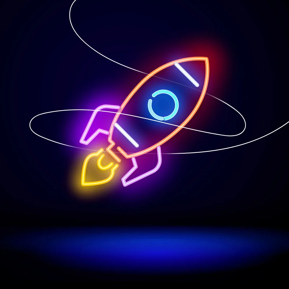 Neon rocket
