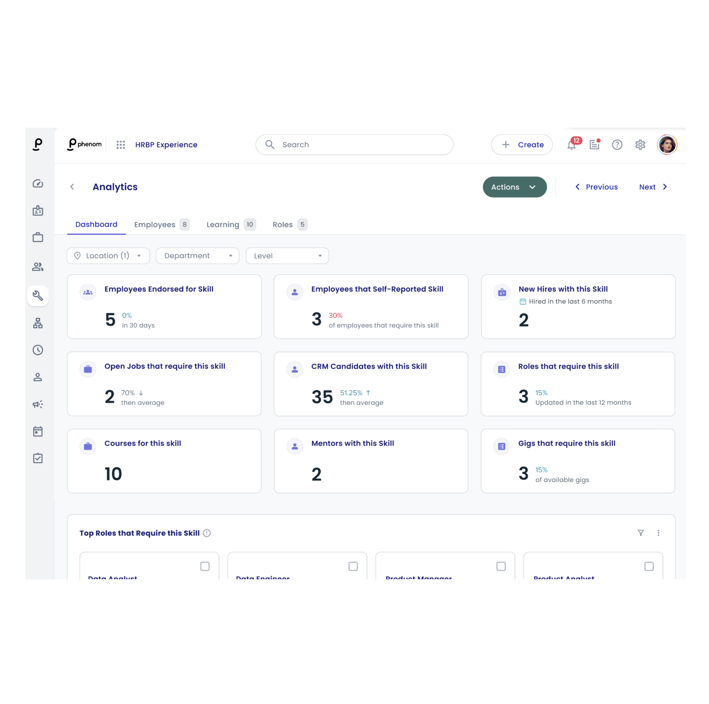 Phenom ERM - Skills, Roles, Progressions