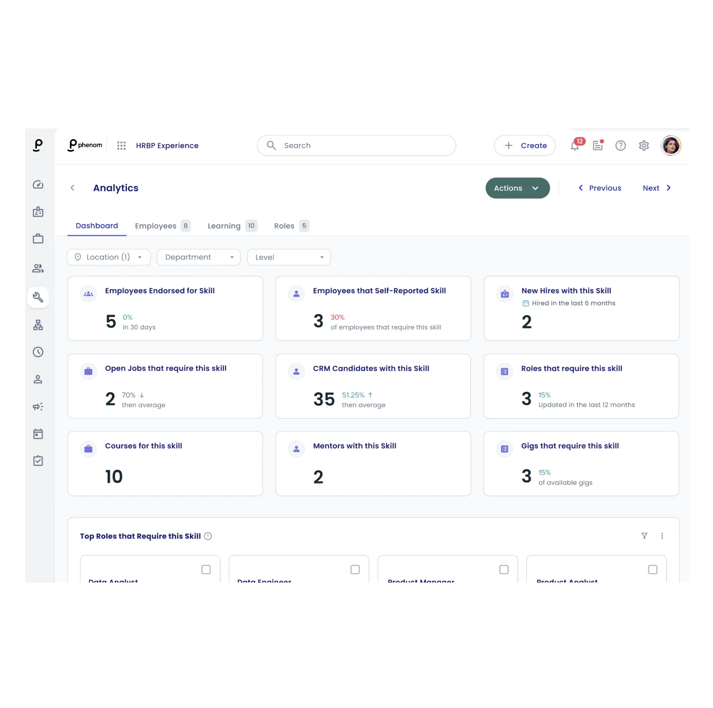Phenom ERM - Skills, Roles, Progressions