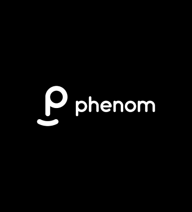 White Phenom with Black Background flag logo