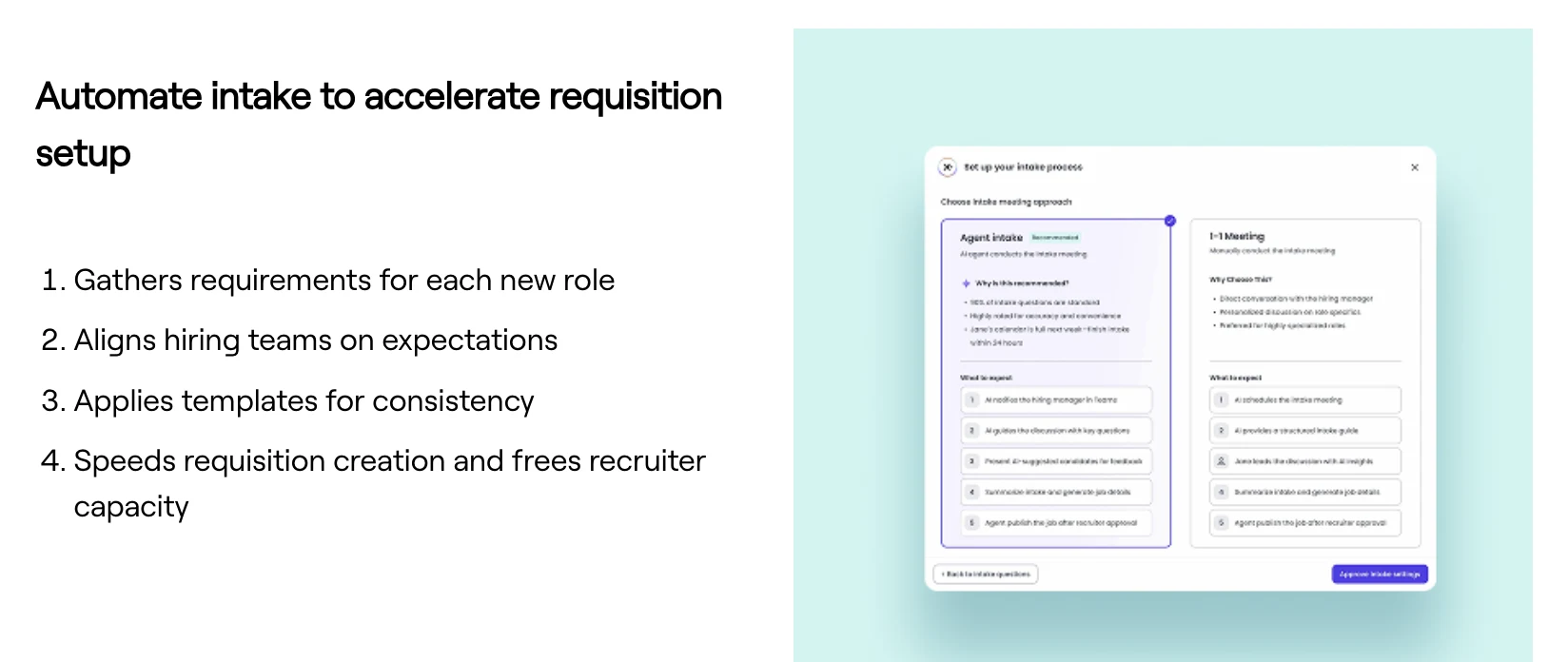 Automate intake to accelerate requisition setup with Phenom Intake Agent