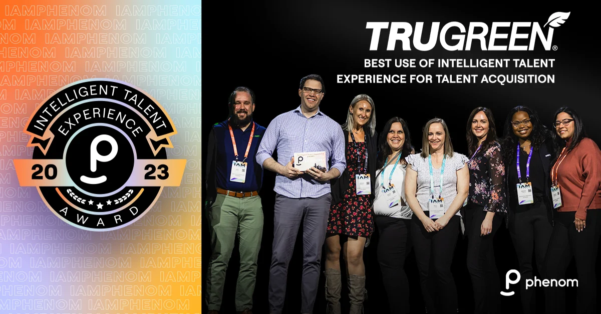 TruGreen accepts team award at IAMPHENOM