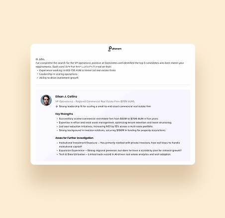 Executive Recruiter Agent