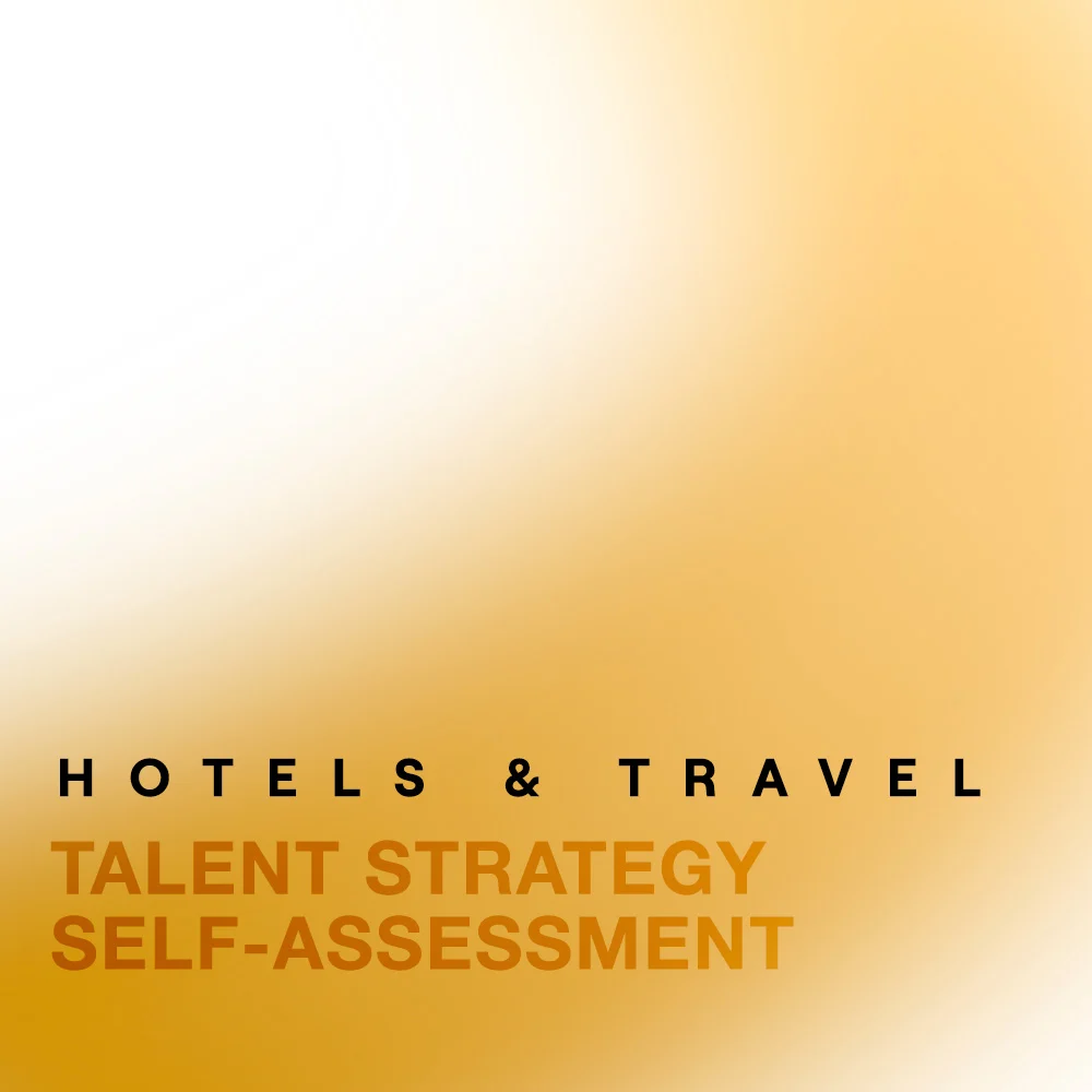 Hotels and Travel Talent Strategy