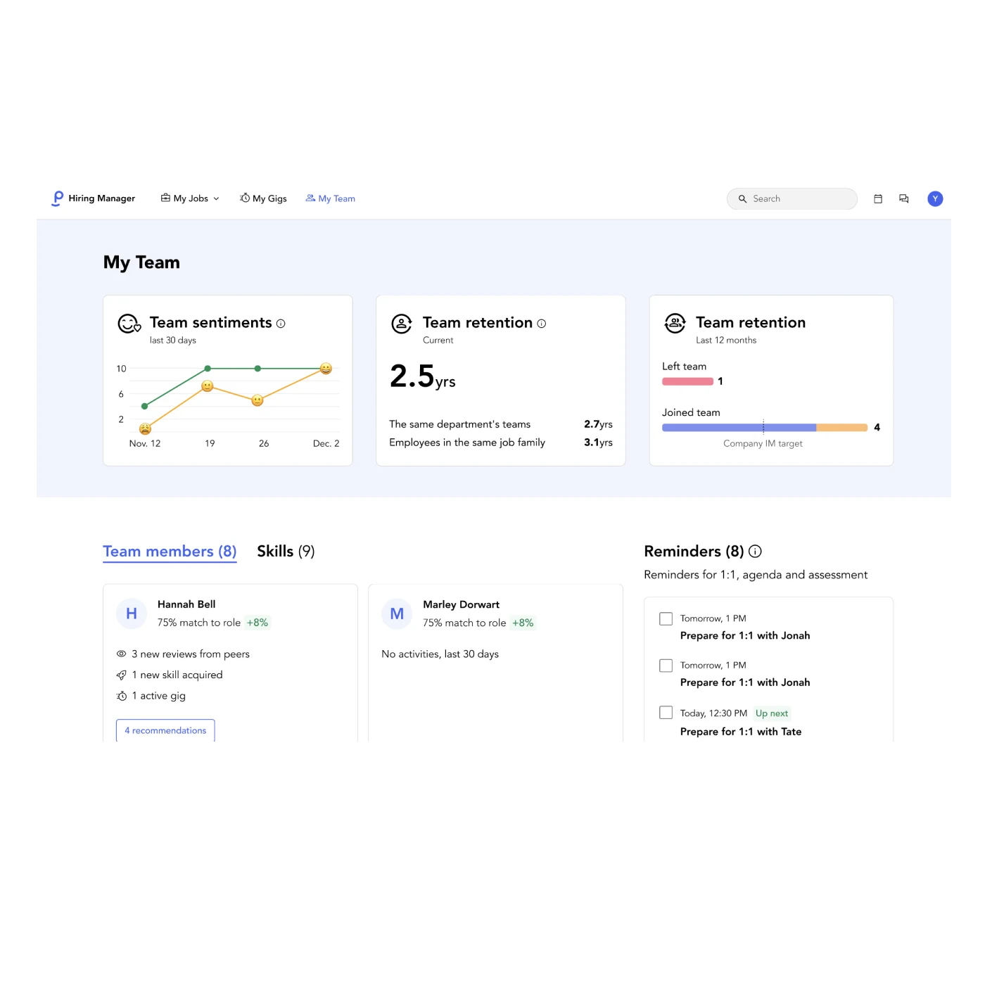 Phenom People Manager - Data Driven 1-1s