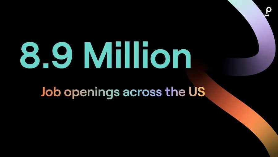 8.9 Million job openings
