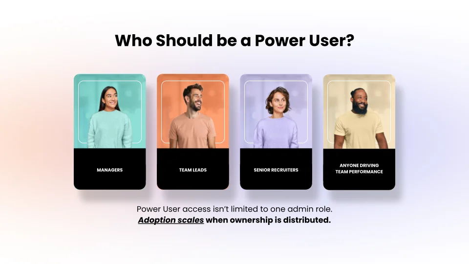The clearest way to understand how the Power User role works is through a practical example. Consider a team of recruiters who are sending individual emails to candidates one by one inside the Phenom CRM.