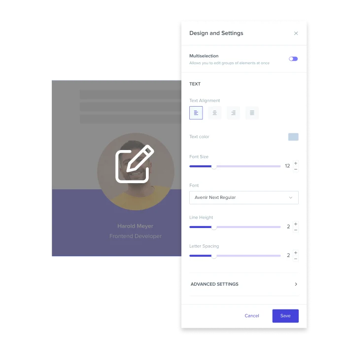 No-Code Interface