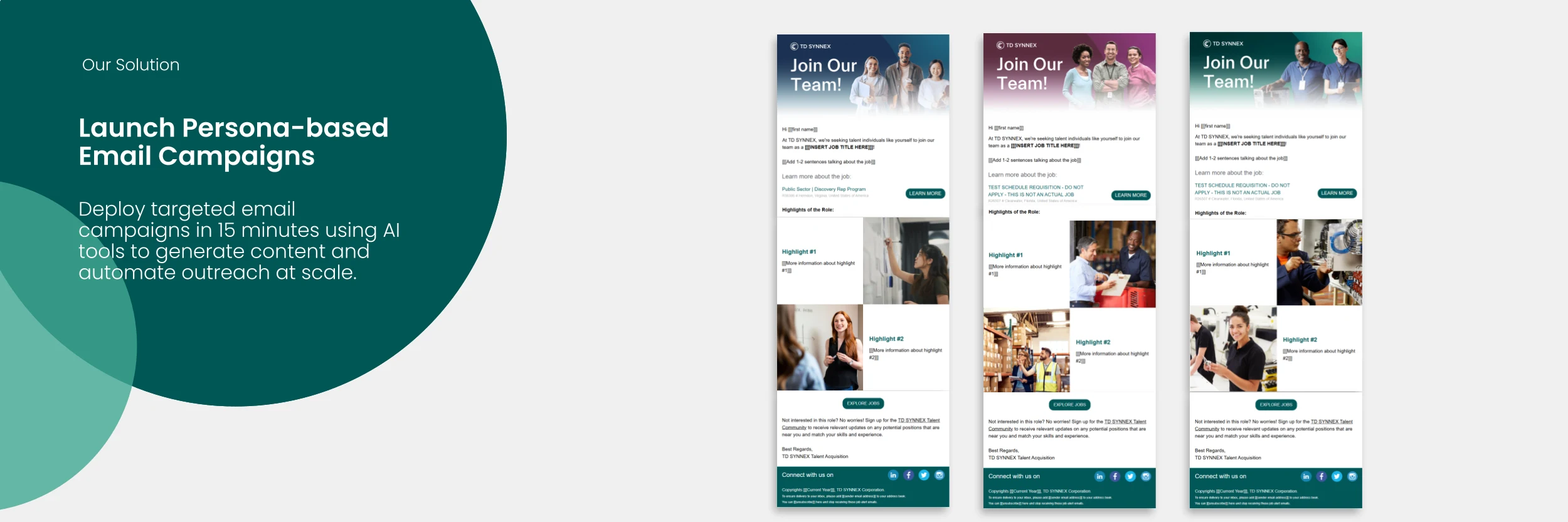 Phenom Persona-based emails
