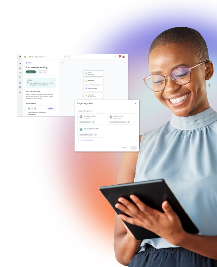 Overview of Phenom Talent Experience Engine — a GenAI-powered talent marketing platform that automates content creation, audience segmentation, personalized journeys, and outreach for candidate, employee, and alumni engagement.