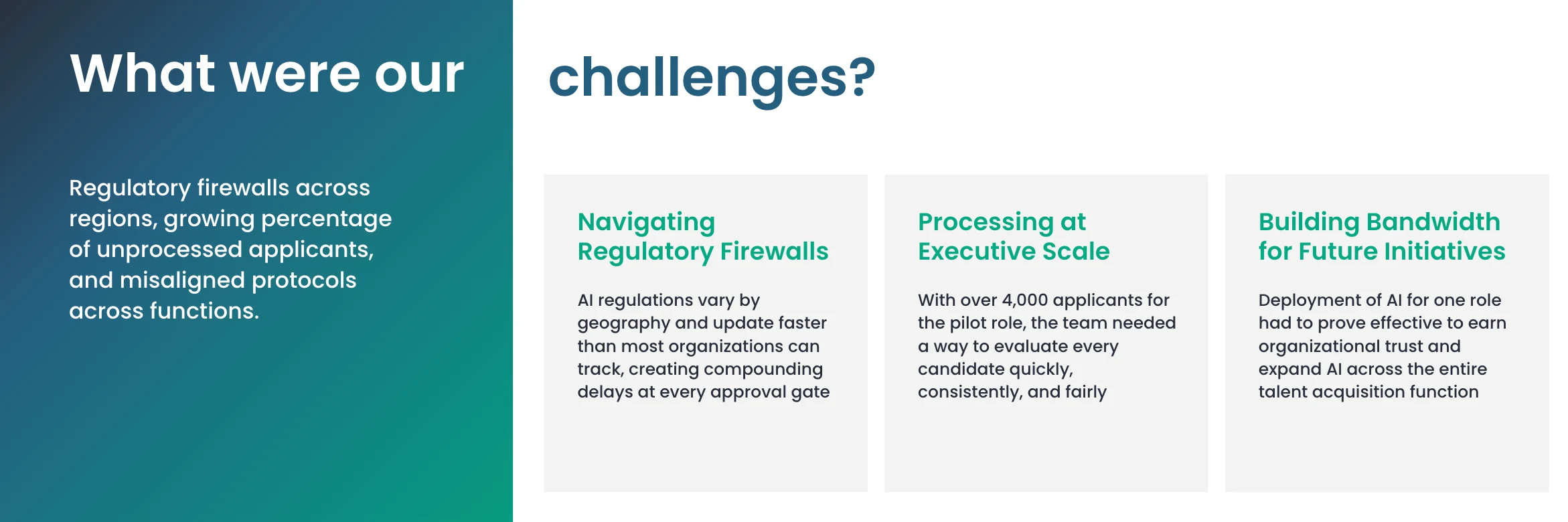 Why is Executive Screening Difficult to Scale