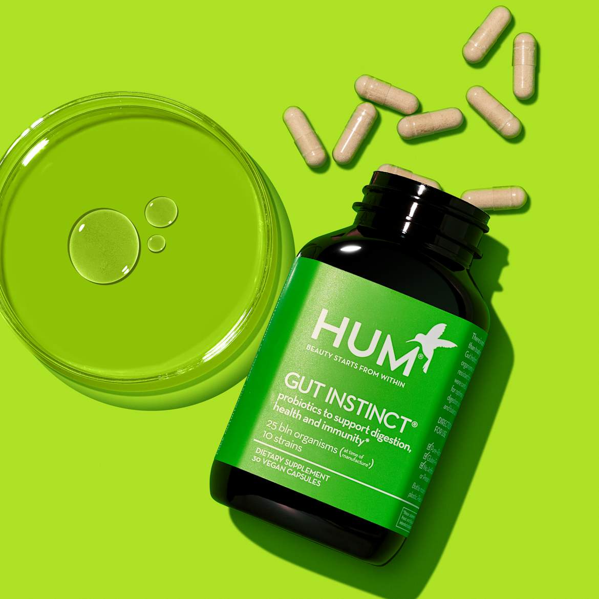 Skin Probiotic Gut Instinct HUM Nutrition