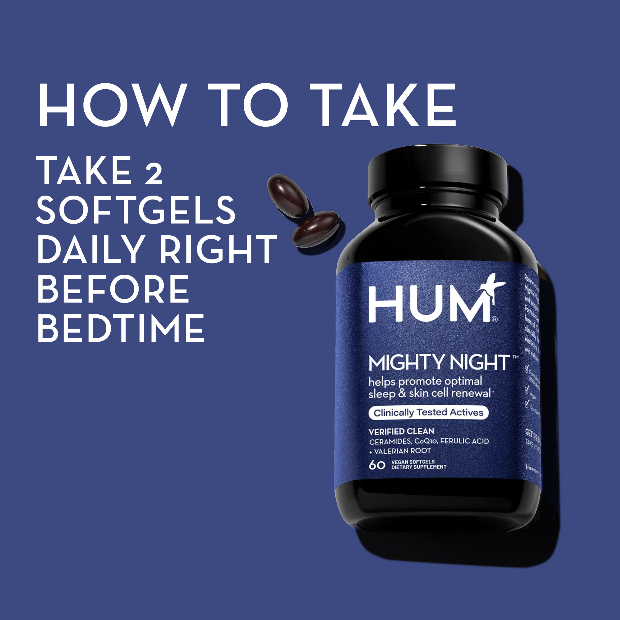 Mighty Night  Sleep Vitamins to Get More Deep Sleep - HUM Nutrition