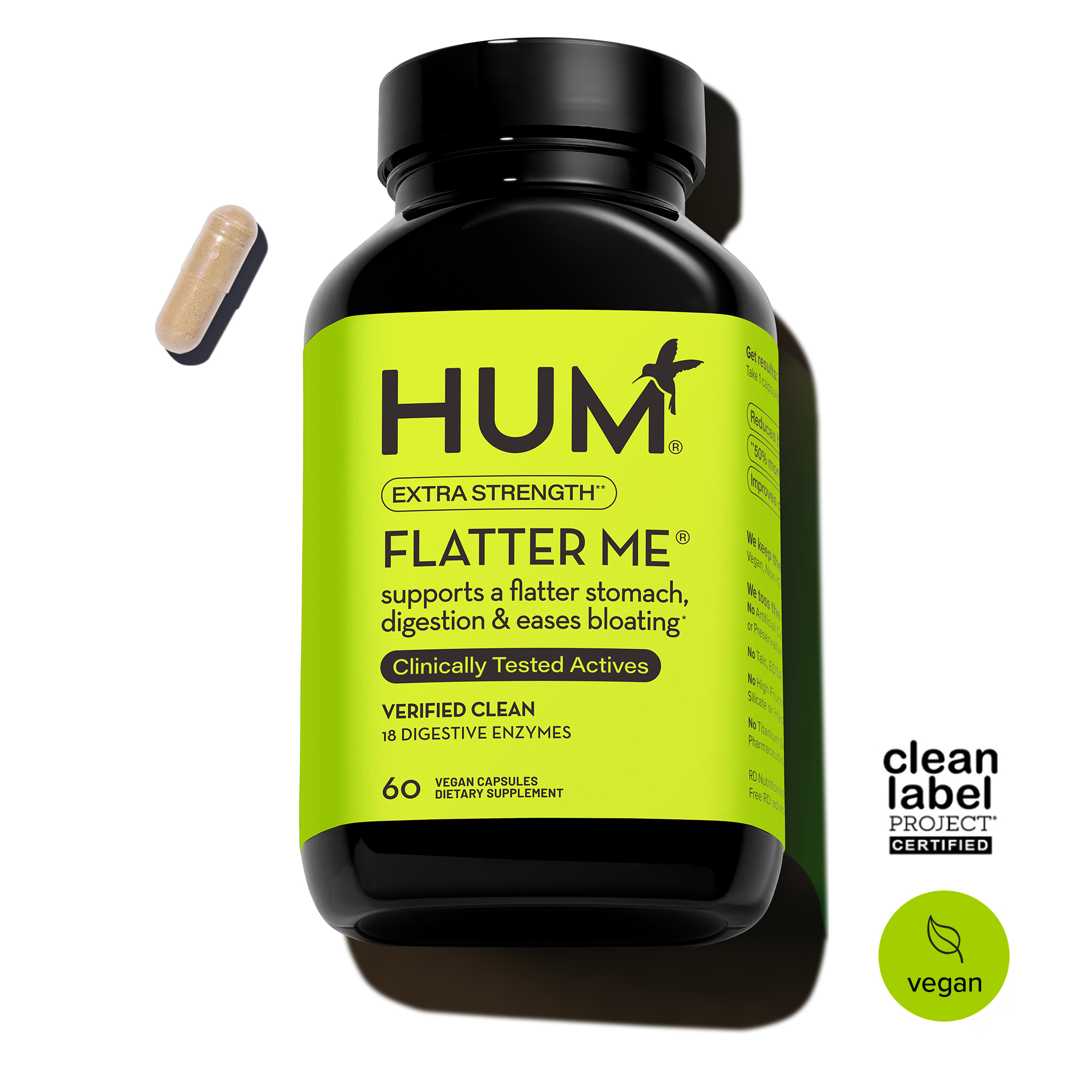 Flatter Me Extra Strength Extra Strength Bloat Relief HUM