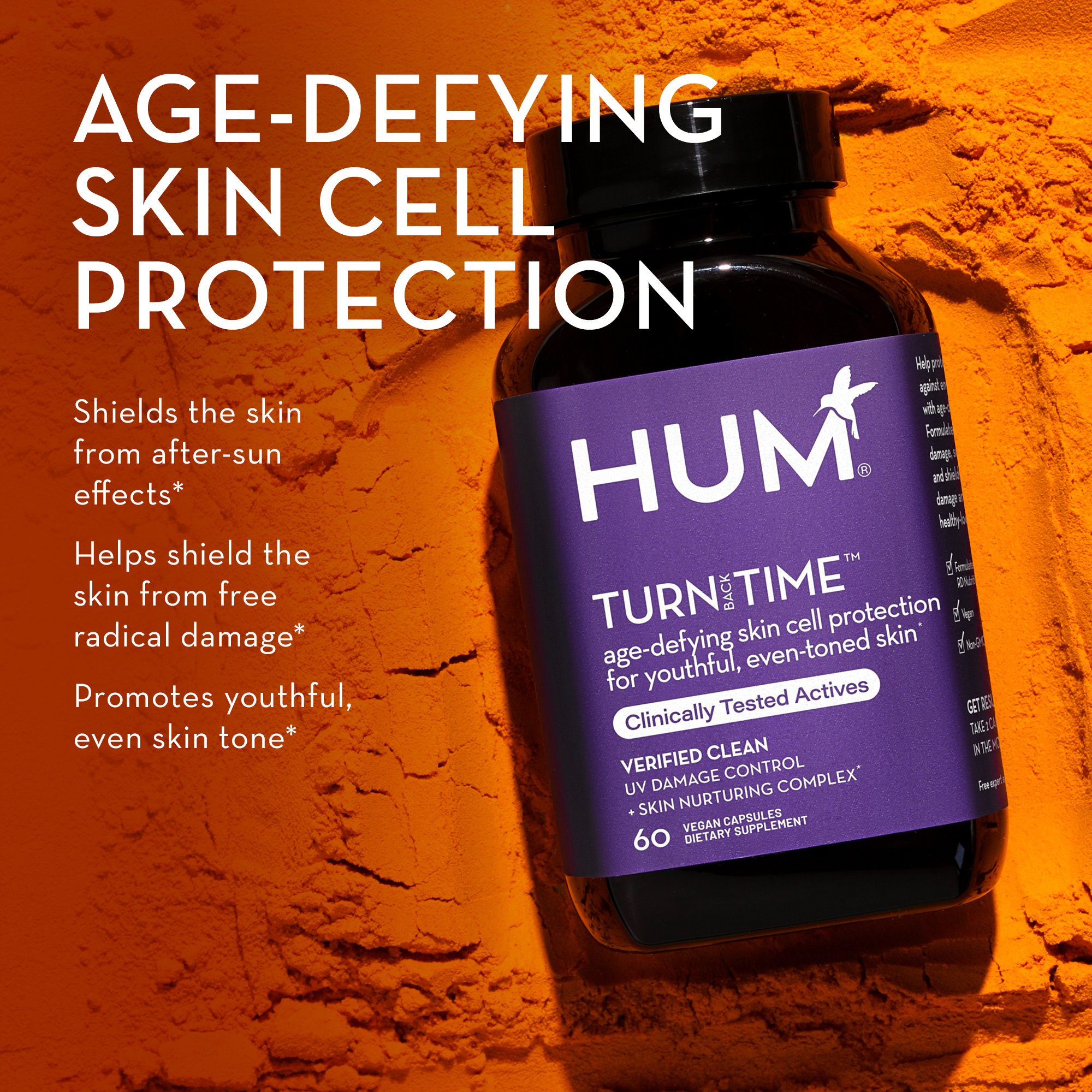 Turn Back Time AntiAging Supplements HUM Nutrition