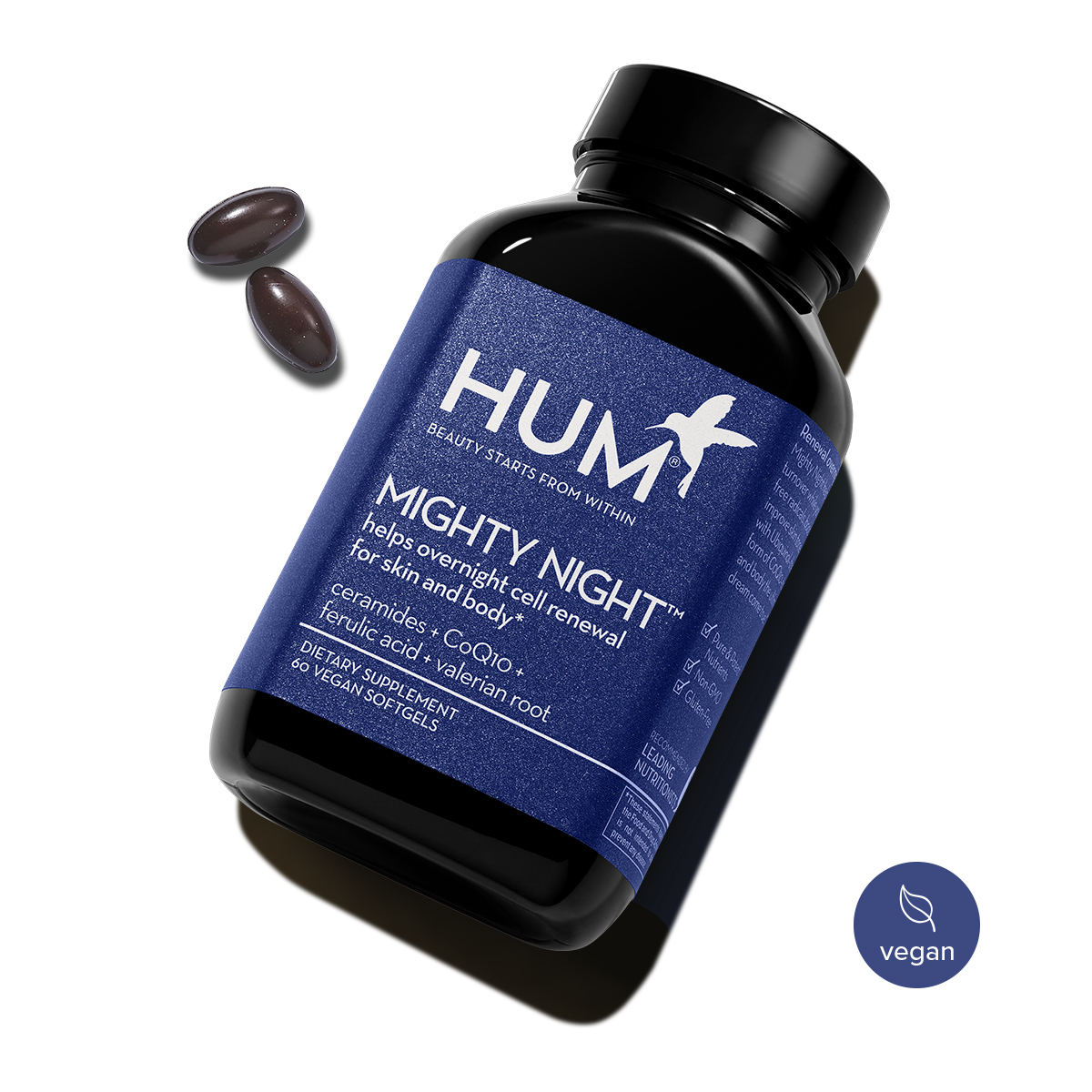 Mighty Night Cell Renewal Supplement HUM Nutrition HUM