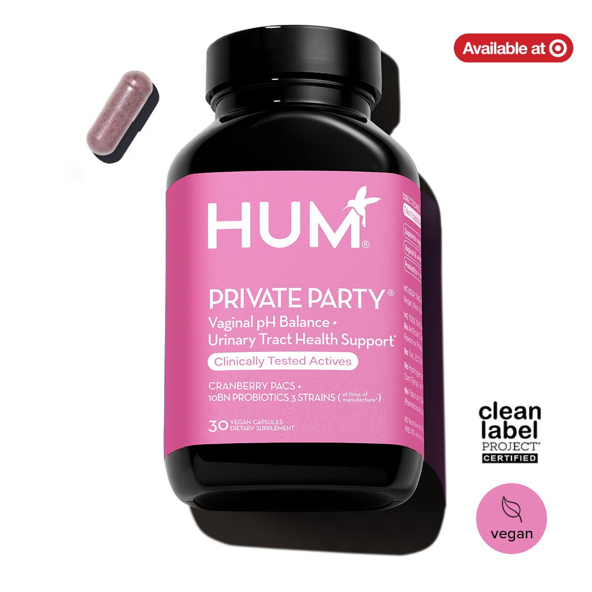 Private Party Best Probiotics for Vaginal Health HUM Nutrition