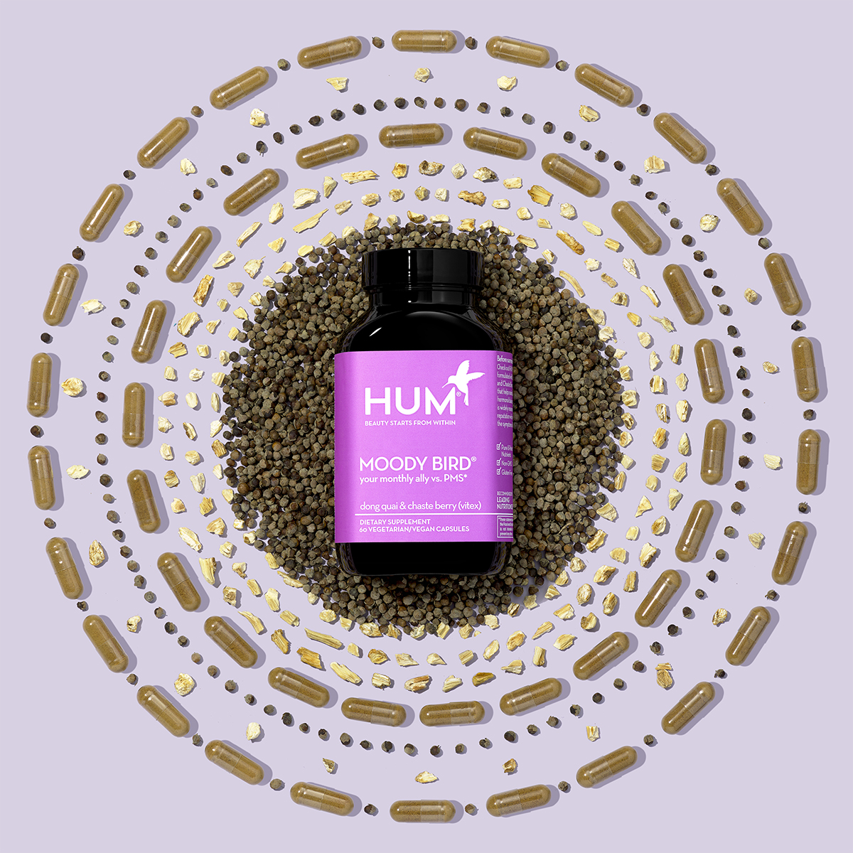 PMS Supplement Moody Bird HUM Nutrition