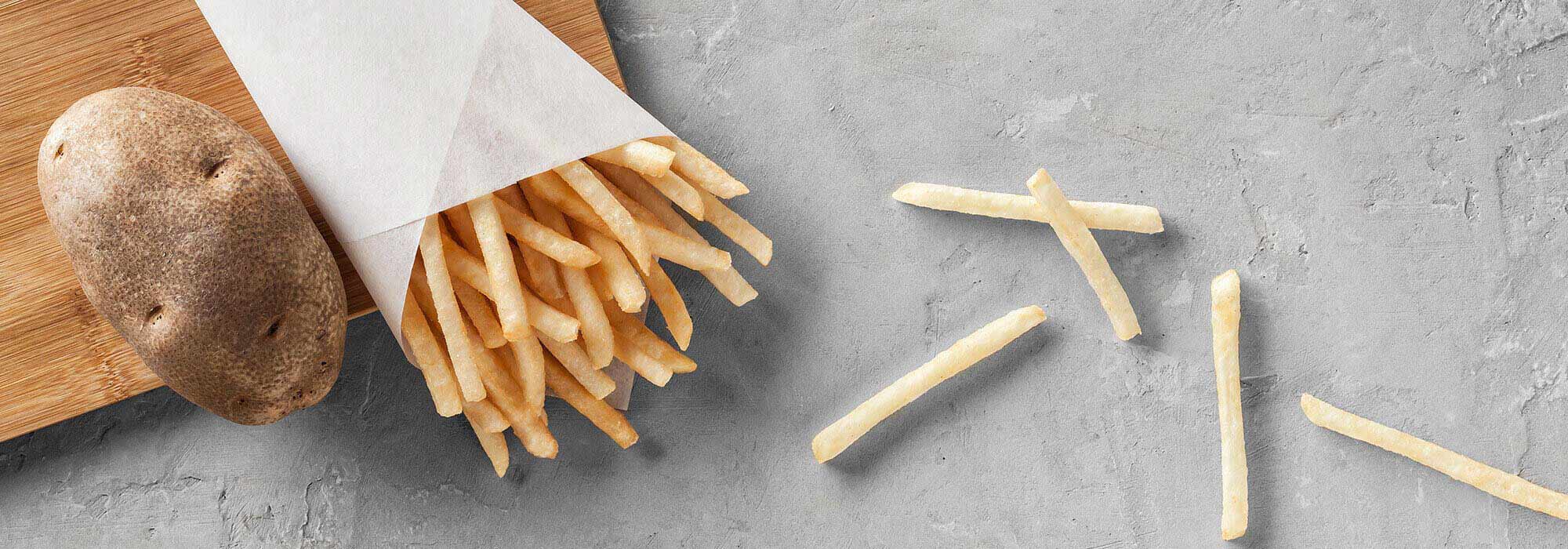 Crispy Crunchy Shoestring Potatoes - Simply Sated