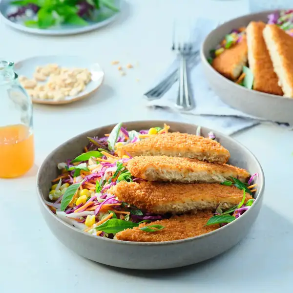 Asian Slaw With Chicken Schnitzel | Simplot Food - Australia