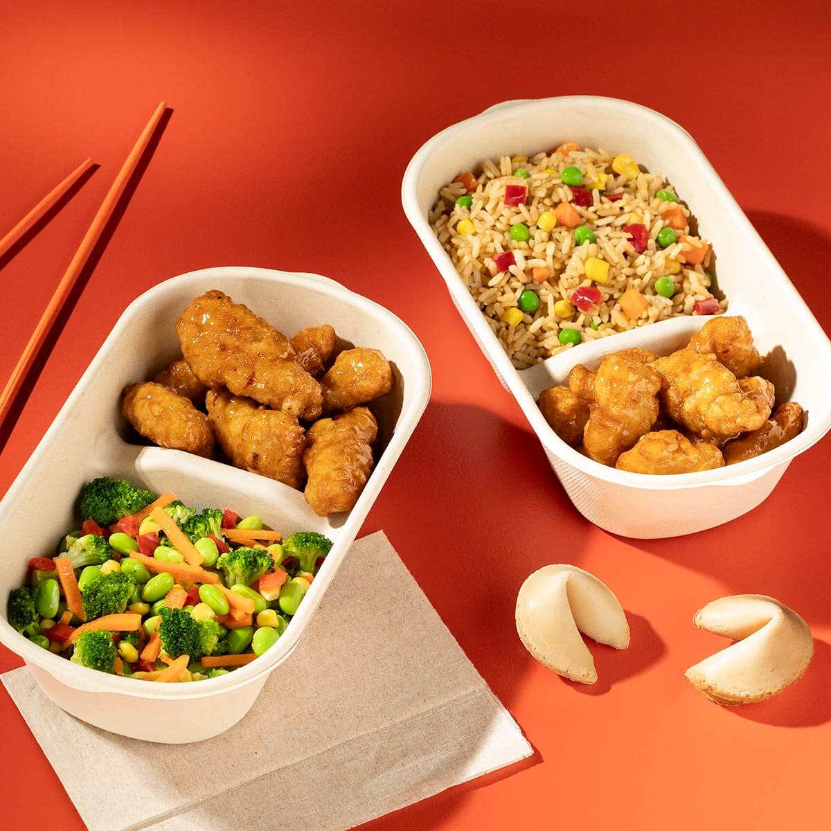 Combo Orange Chicken Plate | Simplot Food - USA