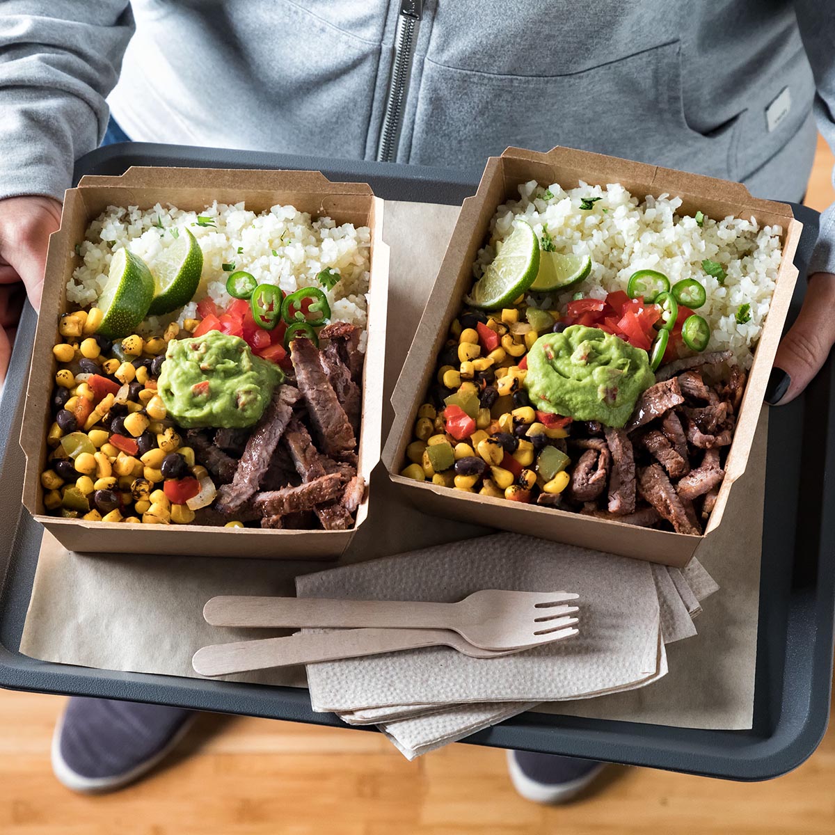 Carne Asada and Riced Cauliflower Power Bowl | Simplot Food - USA