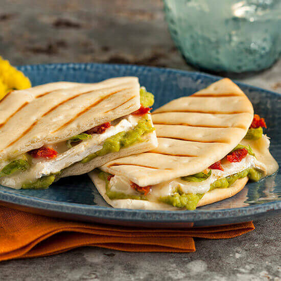Avocado Brie and Sun Dried Tomato Pita | Simplot Food - USA