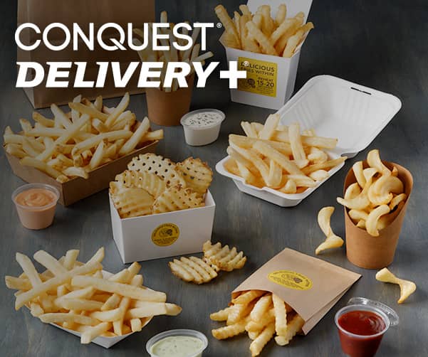 Conquest® Delivery+® Extra Long Hold Time Fries | Simplot Foods
