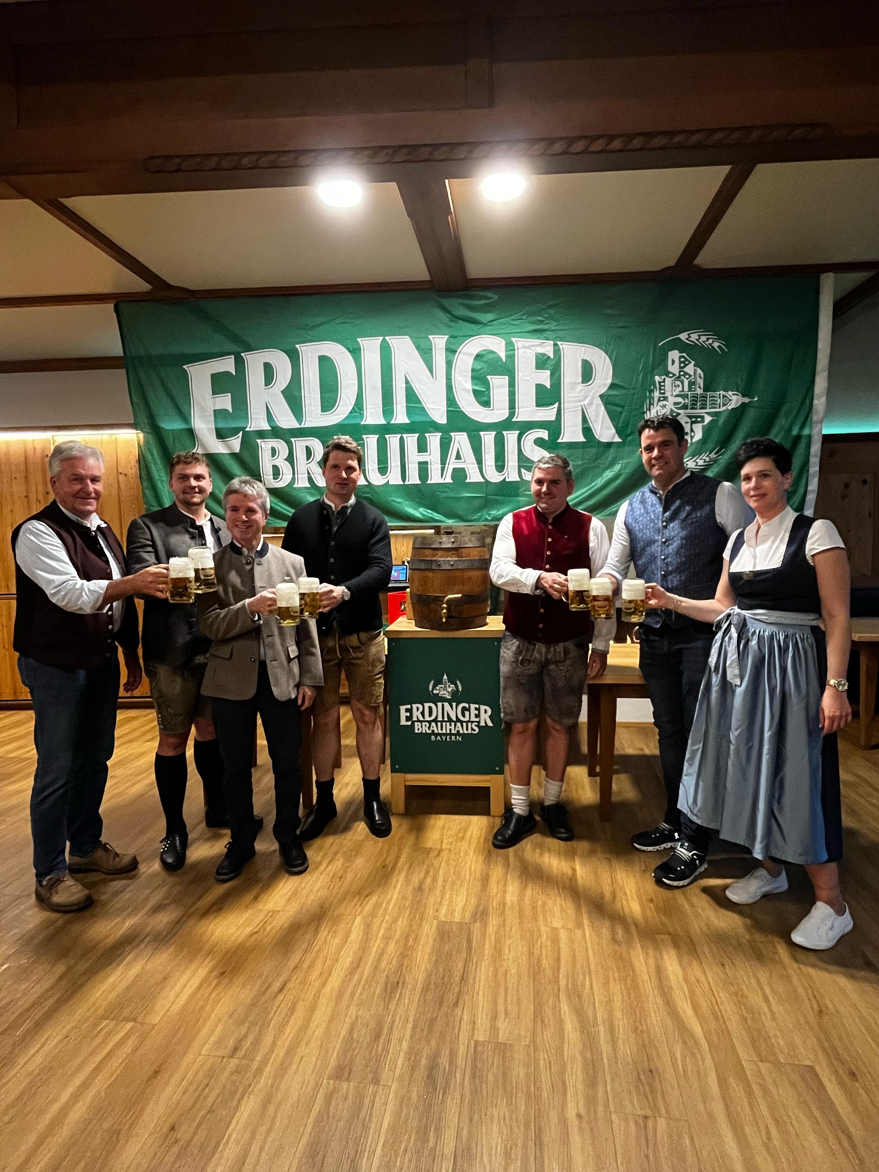 Bierprobe zum 150-jährigen Gründungsfest