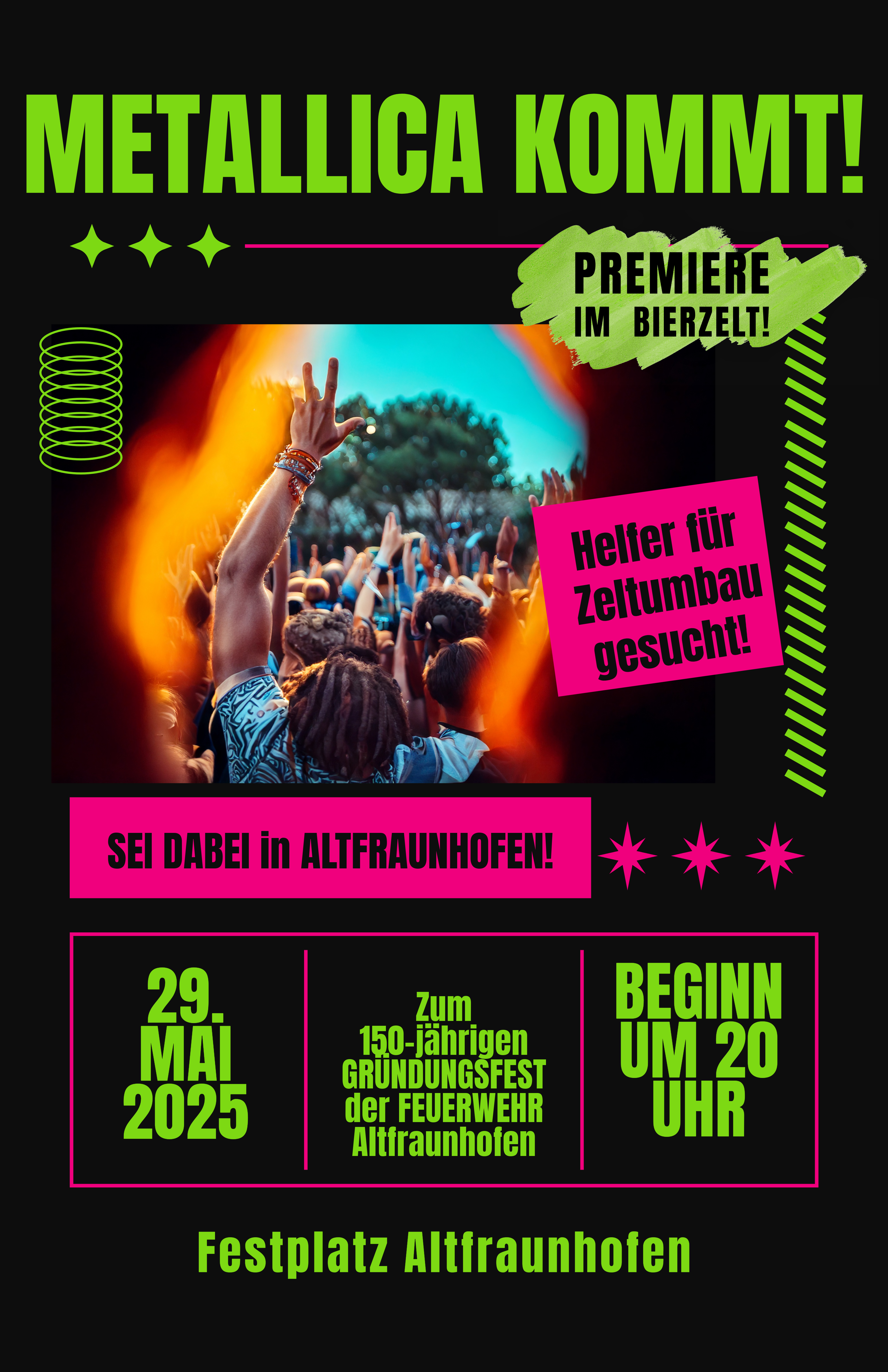 April April : Sensation zum 150-jährigen Gründungsfest der Freiwilligen Feuerwehr Altfraunhofen