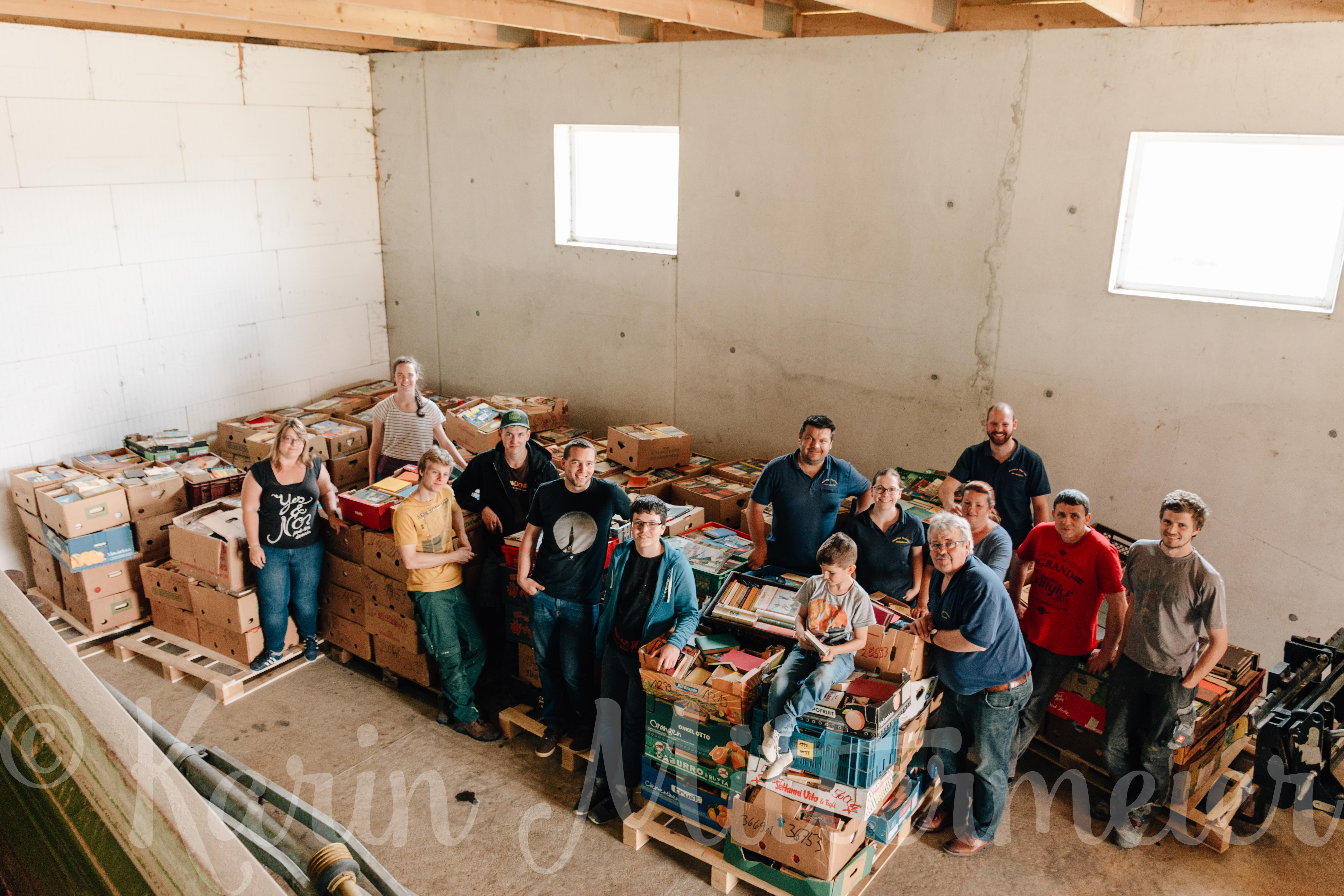 Tonnenweise Bücher...