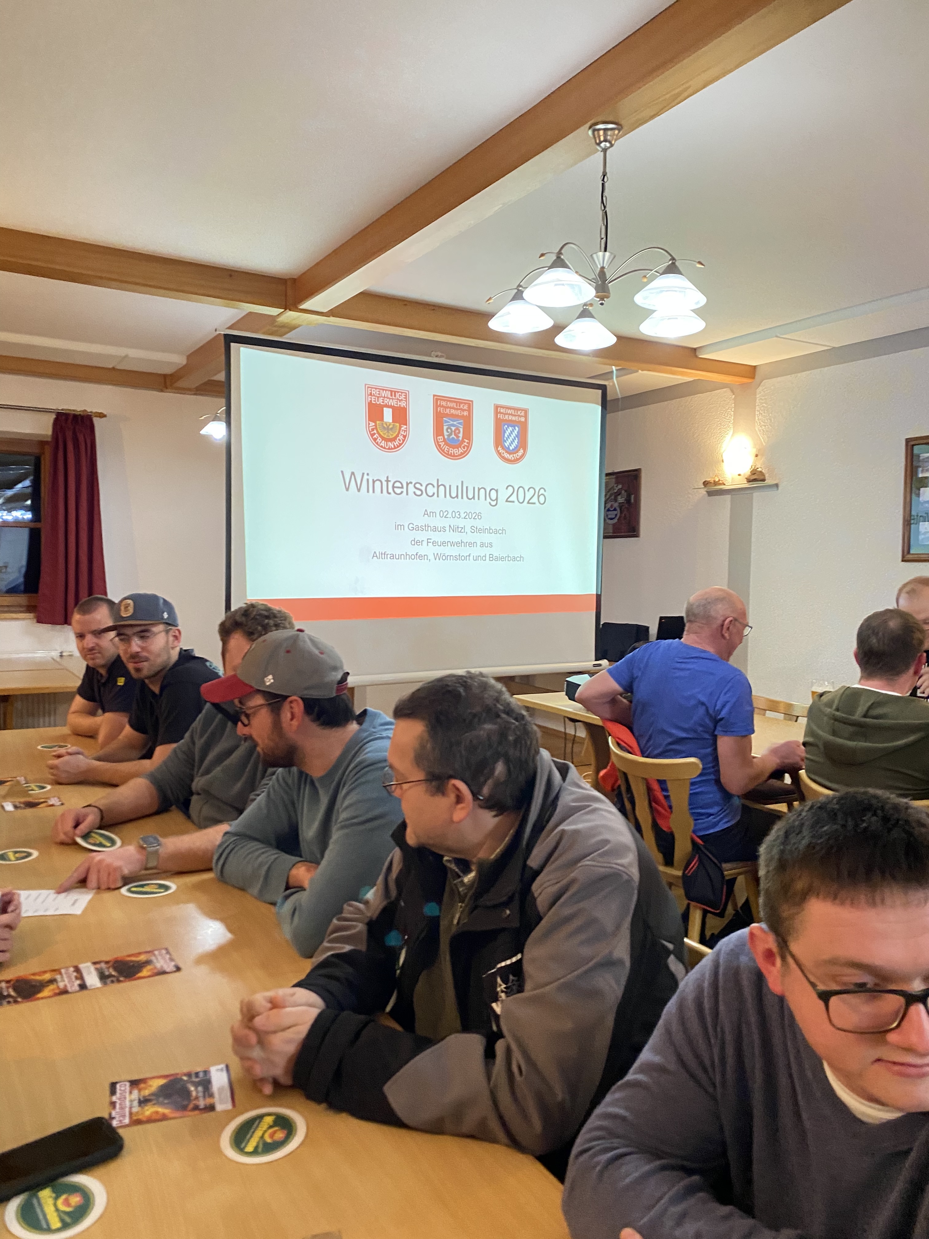 Gemeinsame Wintersitzung in Steinbach: Fokus auf Vegetationsbrandbekämpfung