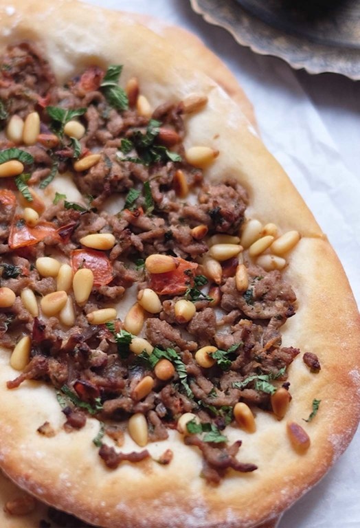 Import-Recipe - Spring lamb flatbreads