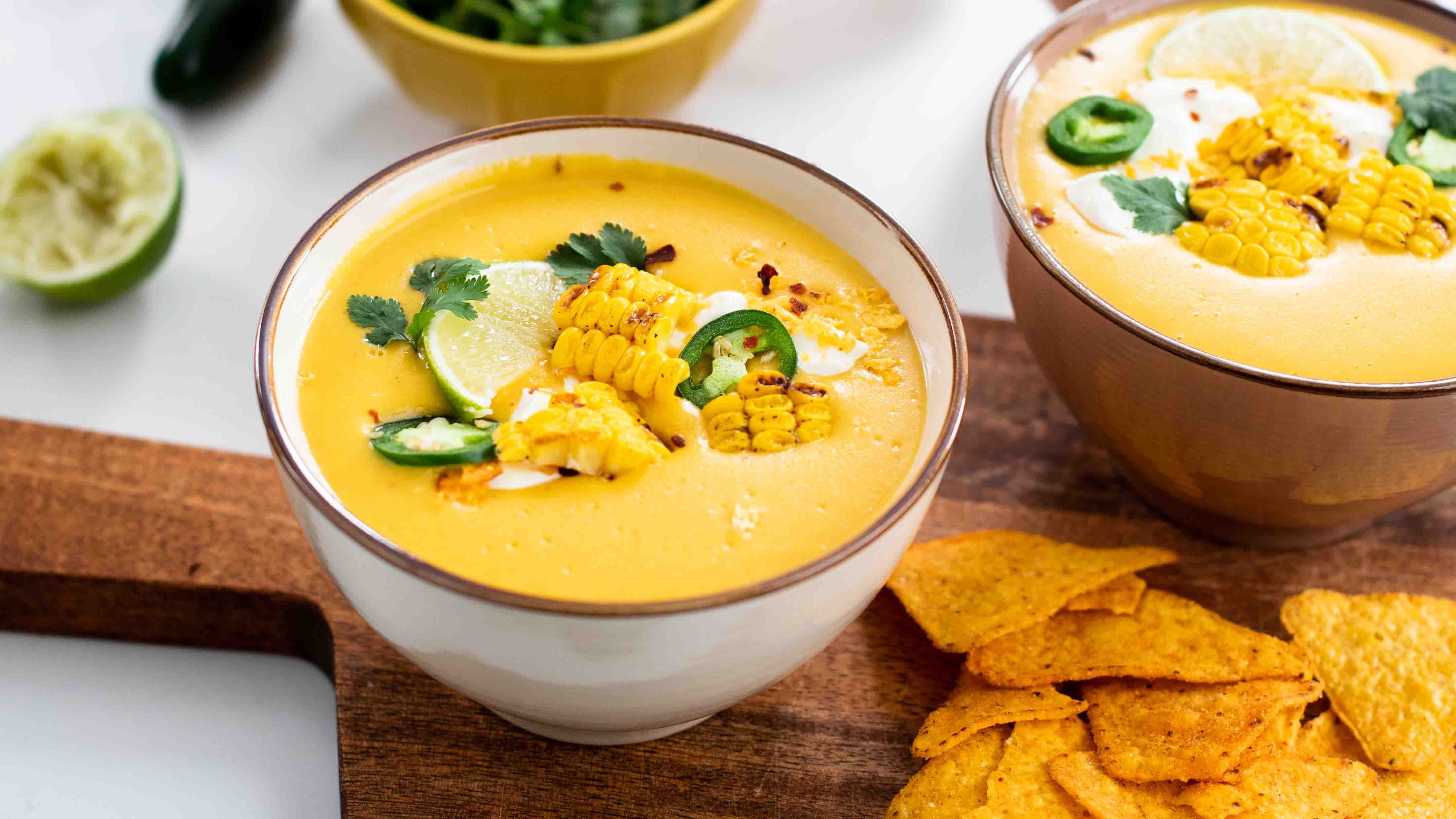 Spicy Corn Soup Blog Header