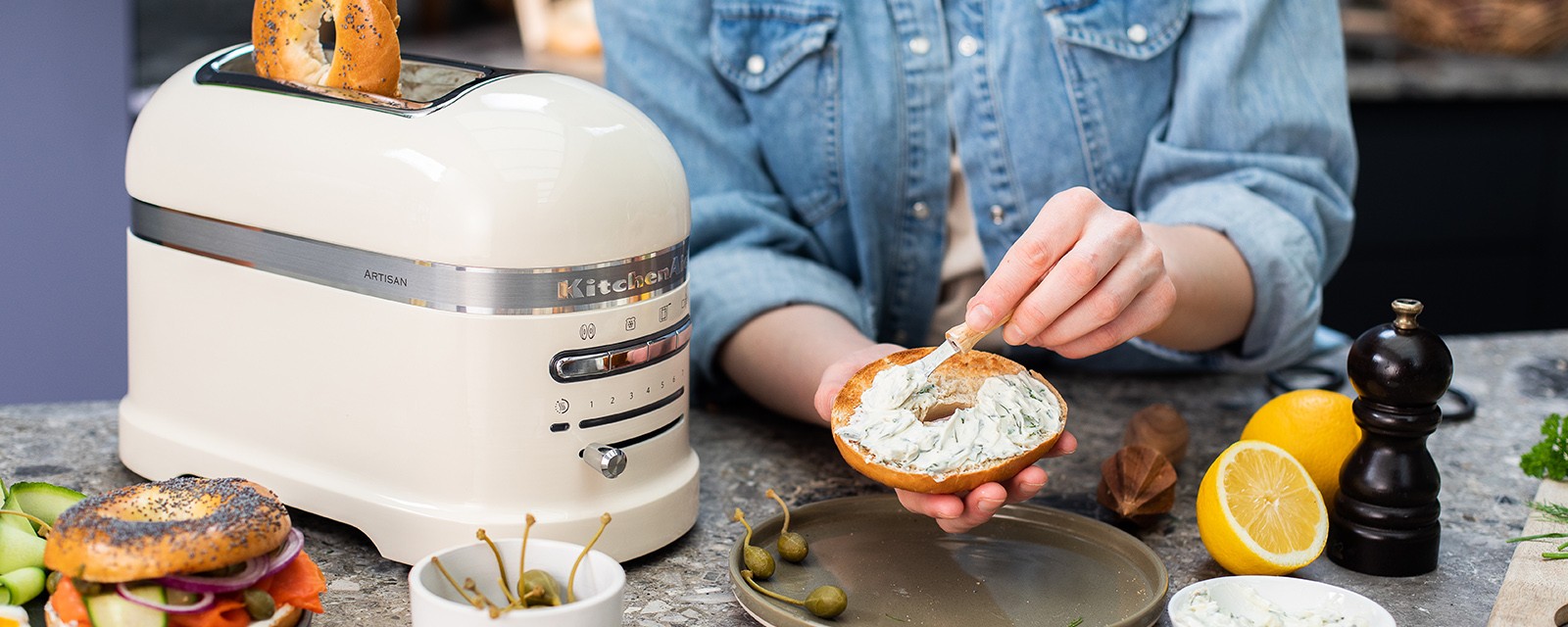 Import-Recipe - Smoked salmon bagel