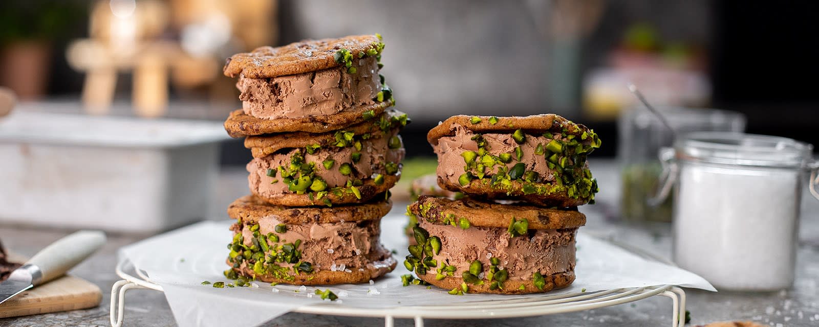 Chocolate ice cream with sea salt KitchenAid IE