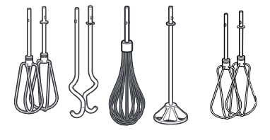 Hand mixer accessories