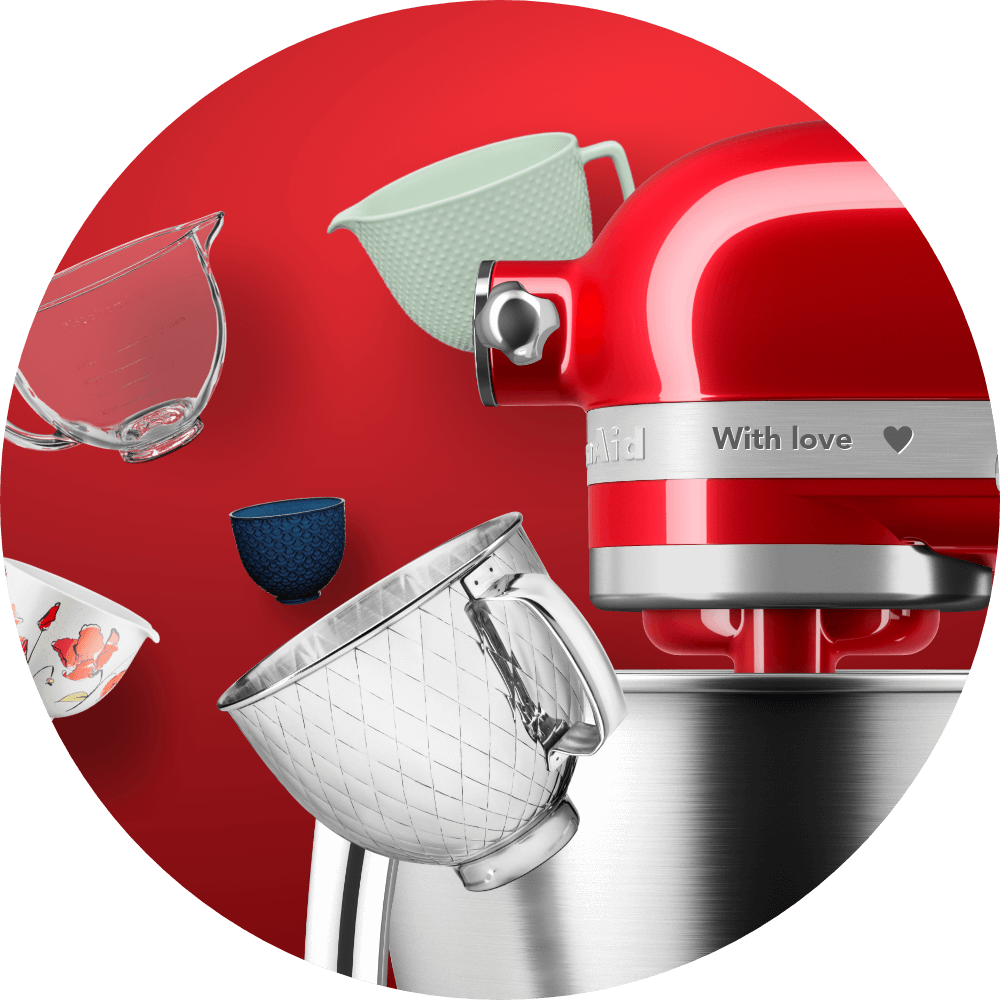 Mixer tilthead 4.7L ARTISAN BY YOU Empire Red KitchenAid