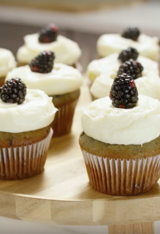 Import-Recipe - Blackberry Cupcakes